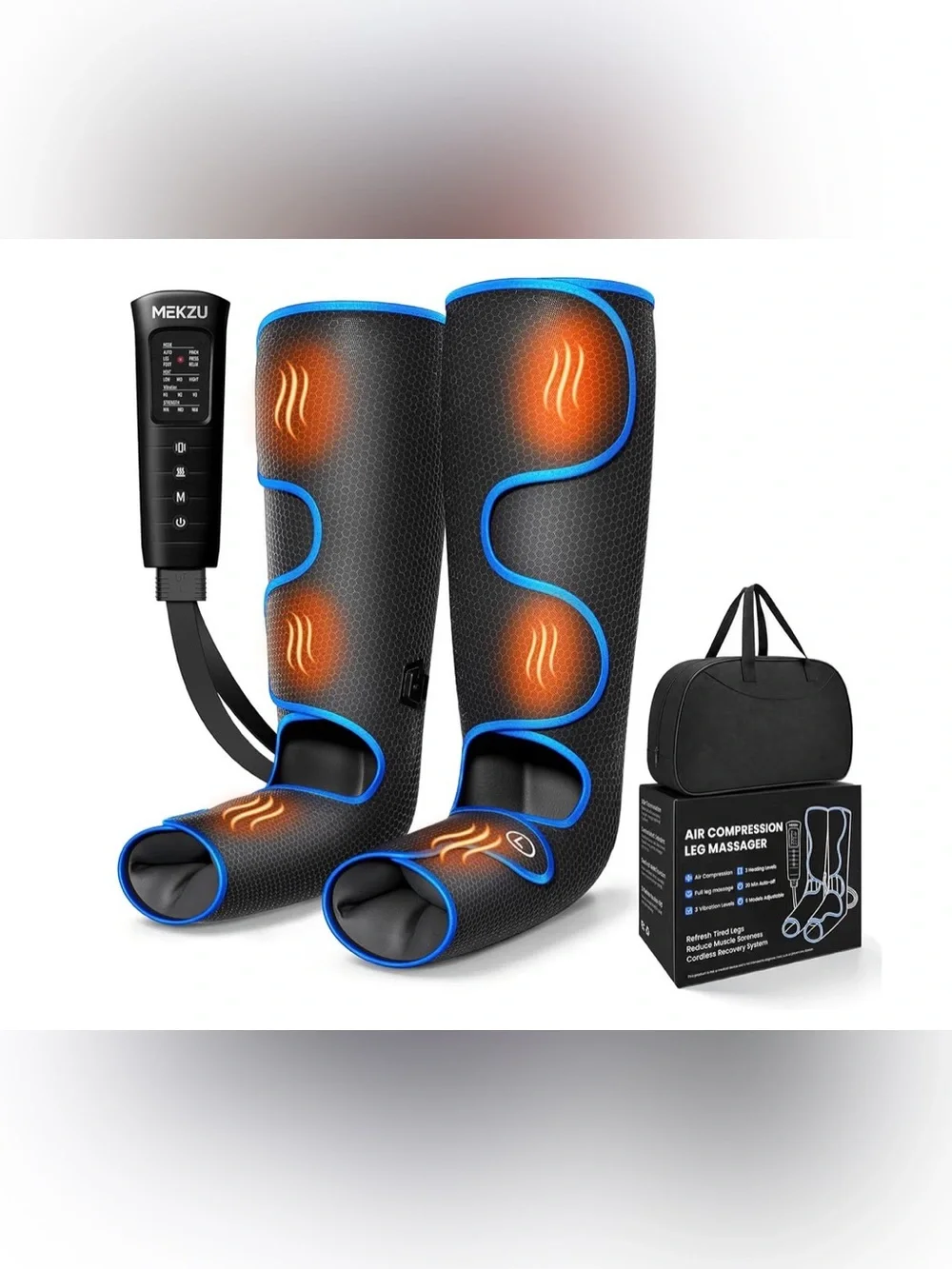 Air Compression Heated Leg Massager Boots